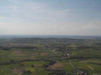 Vue sur Lavigny et Montain