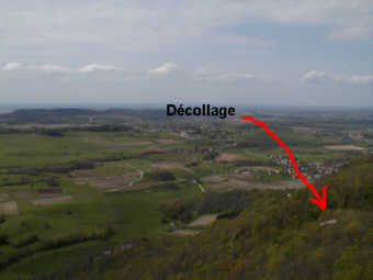 Vue sur le dco (altitude 100m)
